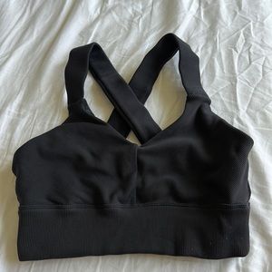 ALO black sports bra medium